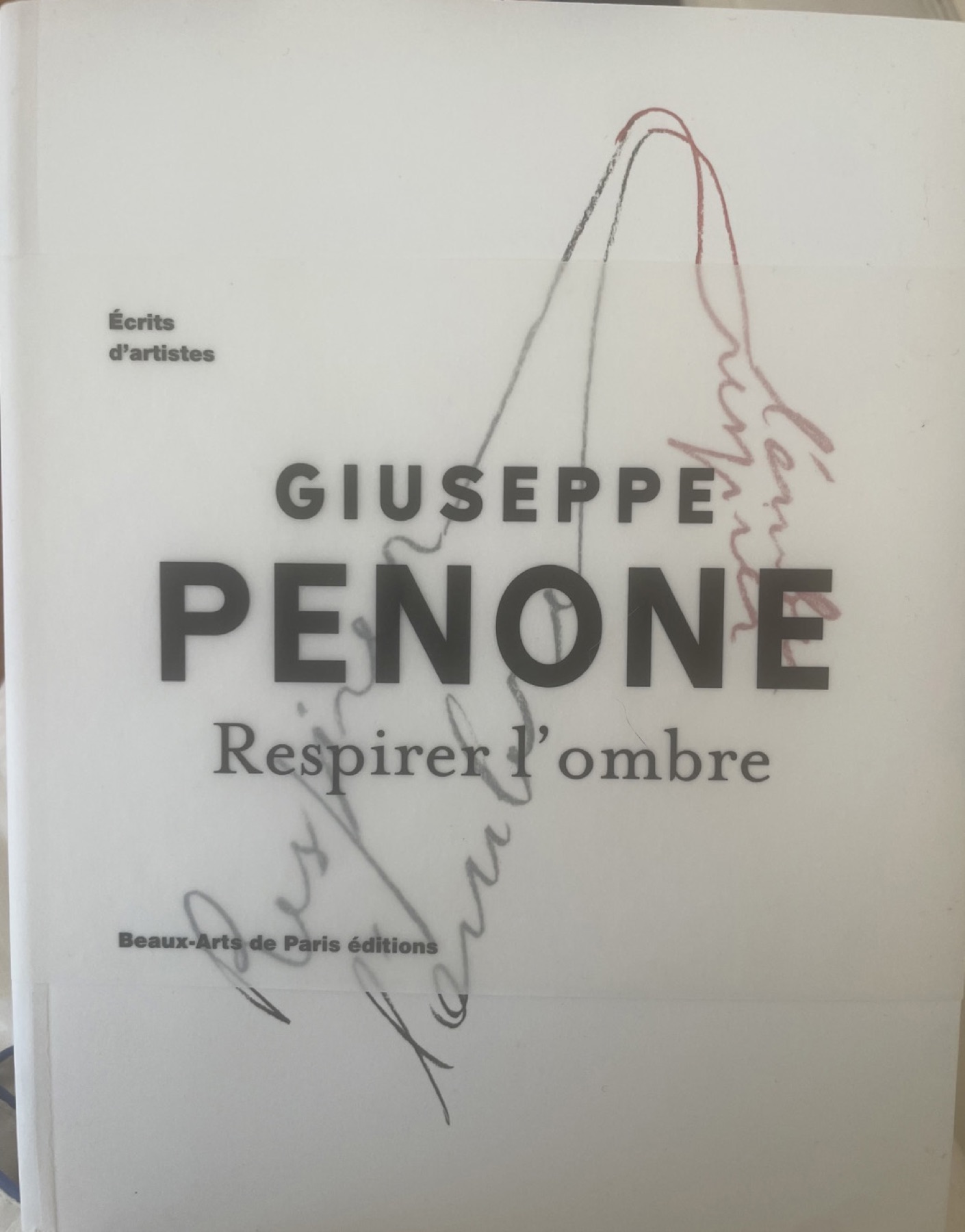 Respirer l'ombre, Giuseppe Penone